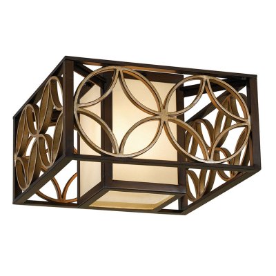 FEISS Plafonnier Remy, bronze et or - ELSTEAD