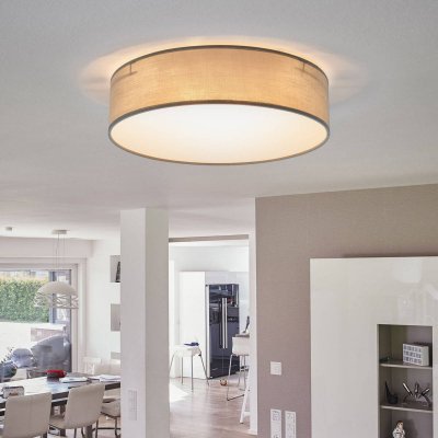 CEILING DREAM Plafonnier textile gris  40 cm