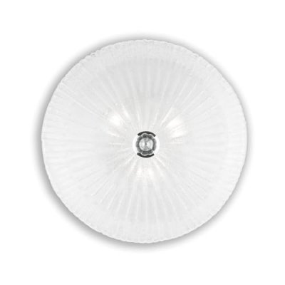 IDEAL LUX Plafonnier Transparent SHELL 3 ampoules