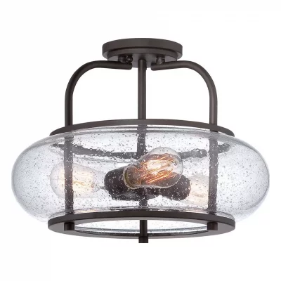 ELSTEAD LIGHTING Plafonnier trilogy 3x100w bronze fonc&eacute;