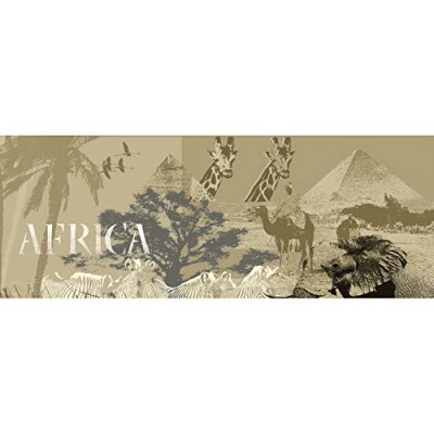 PLAGE  Sticker T&ecirc;te de lit adh&eacute;sive - Safari63 x 160 cm
