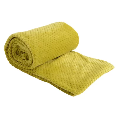 AMADEUS Plaid damier 130x170 olive -  - Vert - Polyester