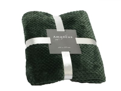 Plaid F&ocirc;ret, collection Damier, 130x170 cm, Amadeus