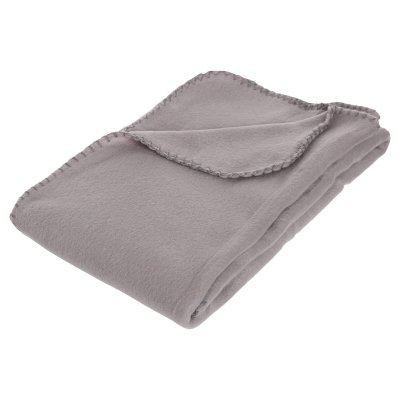 ATMOSPHERA Plaid Polaire Gris Souris 125x150cm - 