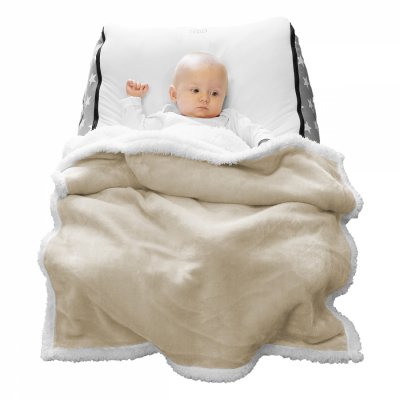 Plaid polaire pour b&eacute;b&eacute; 75x100 cm -