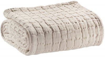 VIVARAISE Plaid stonewashed Swami 130 x 200 LIN 130 X 200 Winkler FICELLE