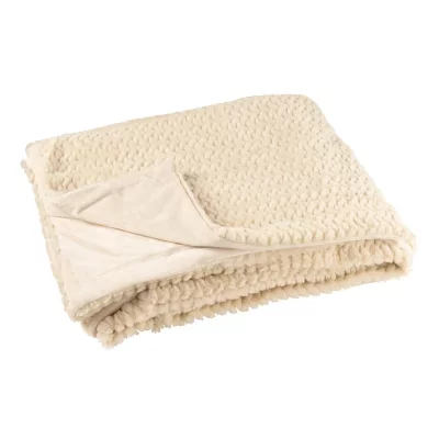 GENERIQUE Plaid Uni ""Winter"" 130x180cm Beige