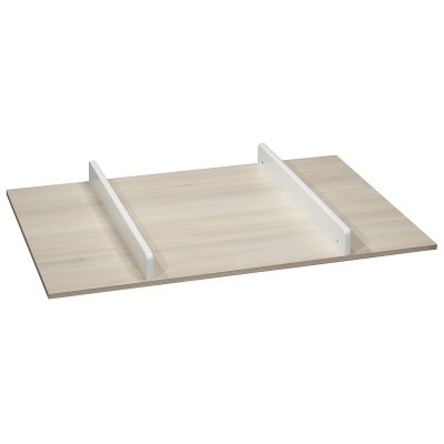 SAUTHON Plan &agrave; langer pour grande commode happy - blanc et bois