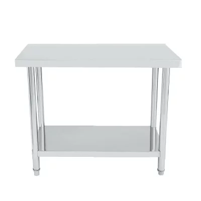 Plan de travail de cuisine en inox 120x60cm - Bc-elec - Industriel - Loft - Gris