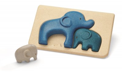 PLAN TOYS  mon 1er puzzle el&eacute;phant