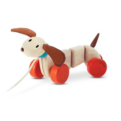 PLAN TOYS  Teck le petit chien &agrave; tirer