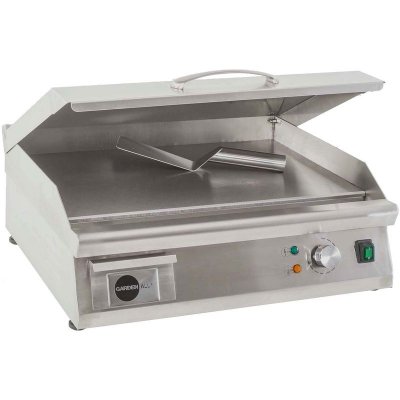 GARDEN ALL Plancha &eacute;lectrique en inox qualit&eacute; pro bbplancha 10 &agrave; 12 convives