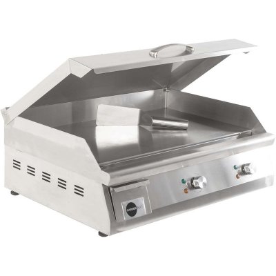 GARDEN ALL Plancha &eacute;lectrique en inox qualit&eacute; pro bbplancha 15 &agrave; 20 convives