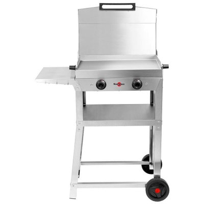 KRAMPOUZ Plancha &eacute;lectrique Kombi acier inoxydable  6 personnes