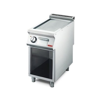 GASTRO M Plancha electrique professionnelle avec plaque lisse 400V 5,4kW 