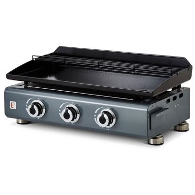 BRASERO Plancha gaz  Silvia II G 3 feux plaque acier