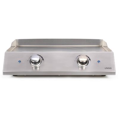 LIVOO Plancha inox 2 thermostats 