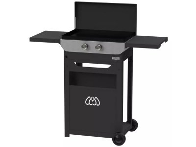 LE MARQUIER Plancha original &eacute;lectrique 260 duo sur chariot &middot; 
