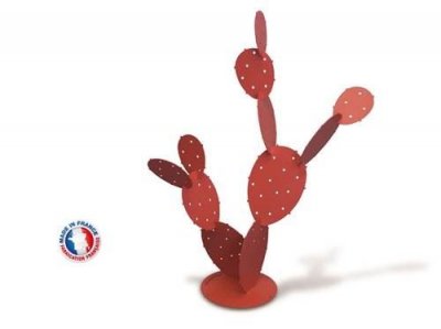 PLANCHAELEC  - Cactus M&eacute;tal Figuier H120 - Grenadine