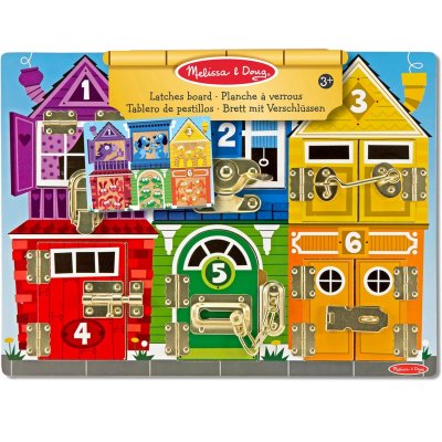 MELISSA & DOUG Planche &agrave; verrous Melissa et Doug