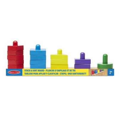 MELISSA & DOUG Planche d&rsquo;empilage et de tri Melissa & Doug