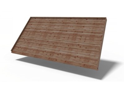 ALTANKA Plancher abri de jardin trait&eacute; autoclave - 3 m&sup2; - 18 mm - POD05