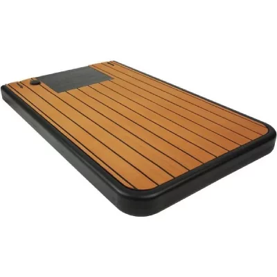 UBBINK Plancher Solairs pour douche de piscine solaire Bois en teck - 