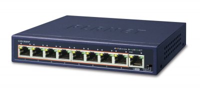PLANET  GSD-908HP switch 8p Gigabit PoE+ 120W + port NVR