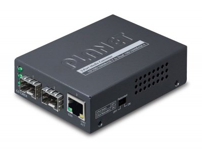 PLANET  GT-1205A Convertisseur Bridge RJ45 Gigabit +2 SFP