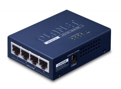 PLANET  HPOE-460 mini injecteur 4 ports poe 802,3at 120W