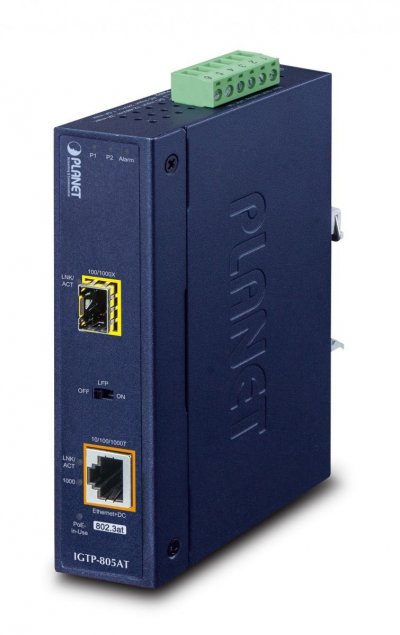 PLANET  IGTP-805AT convertisseur de support r&eacute;seau 2000 IGTP-805AT