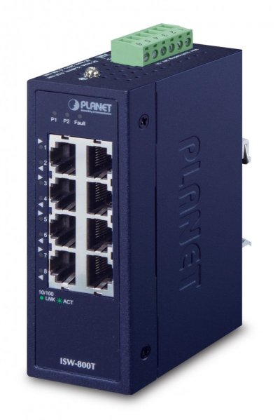 PLANET TECHNOLOGY Planet isw-800t l2 noir commutateur r&eacute;seau  corp.