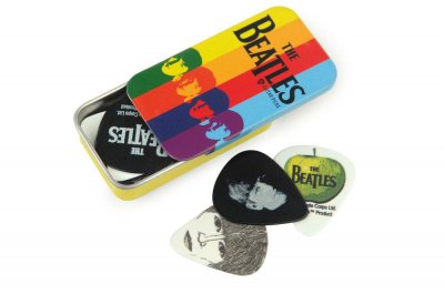 PLANET WAVES  1CAB4-15BT2 Signature Beatles Bo&icirc;te de M&eacute;diators Rayures