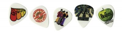 D ADDARIO AND CO Planet Waves 1CWH2-10B3 Beatles Pack de 10 M&eacute;diators Slim Albums