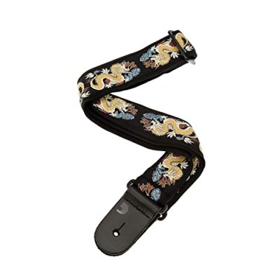 PLANET WAVES  50F08 Sangle de guitare tiss&eacute;e Dragon Multicolore