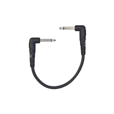 D ADDARIO AND CO Planet Waves PW-CGTP-305 Classics Pack de 3 C&acirc;bles Patch 15 cm Noir