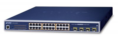 PLANET  WGSW-24040HP4 sw L2 24P Giga PoE+ 440W & 4 SFP bi-vit