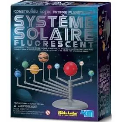 4M Plan&eacute;tarium syst&egrave;me solaire fluorescent