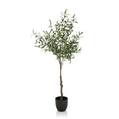 Plante artificielle / Arbre artificiel OLIVE Plastique vert 120 cm