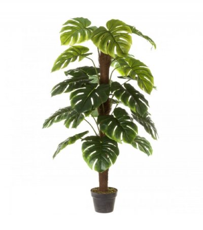 Plante Artificielle d'Int&eacute;rieur Monstera - 130cm - Vert