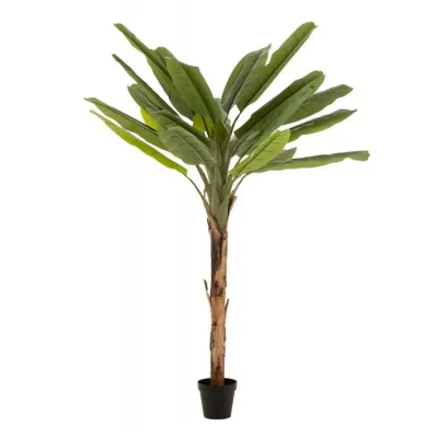 Plante Artificielle en Pot ""Bananier"" 250cm Vert