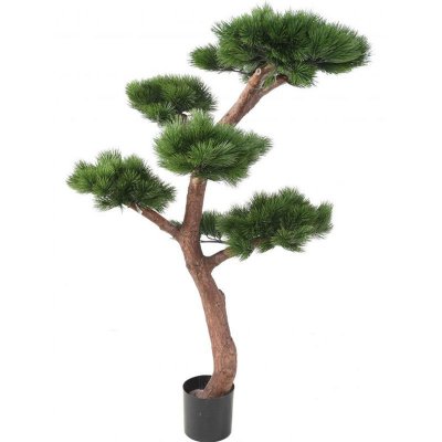 PEGANE Plante artificielle haute gamme Sp&eacute;cial ext&eacute;rieur / PIN artificiel BONSAI UV - Dim : 150 x 90 cm --