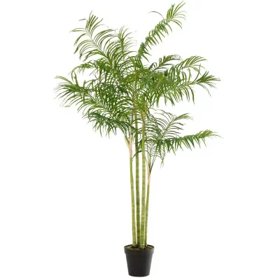 Plante Artificielle Palmier Bambou 175cm Vert