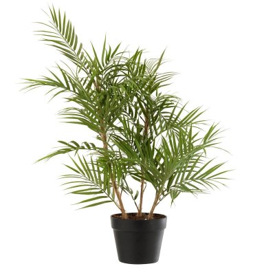 Plante Artificielle ""Palmier en Pot"" 84cm Vert