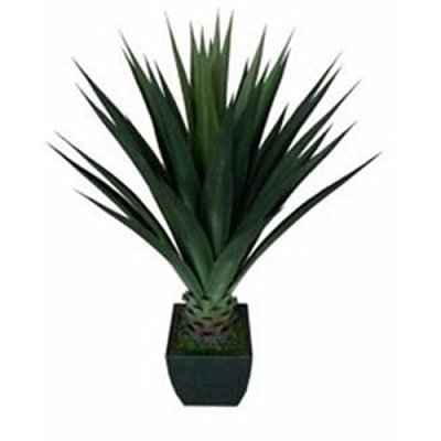 Plante artificielle verte en pot - Dim : H.130 cm -PEGANE-