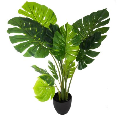 Plante philodendron artificiel en plastique 110 cm Atmosphera Diempi