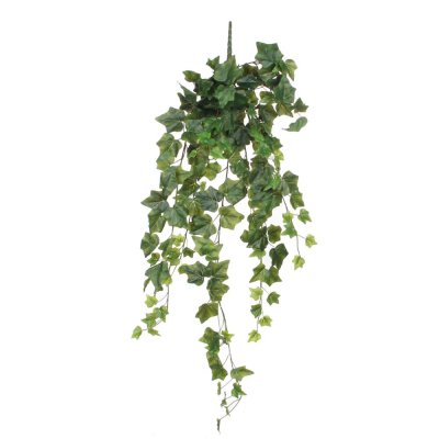 Plante suspendue artificielle Vert Polyester H86xl25xL25cm