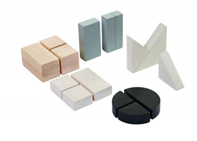 PLAN TOYS Plantoys Blocs Fraction, PT5371, Wood