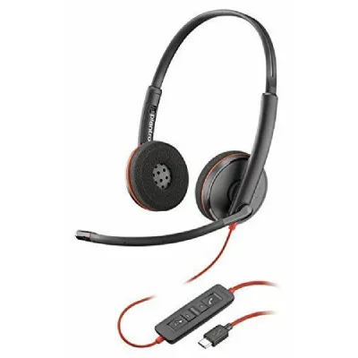 HP POLY Plantronics Blackwire 3200 Mono Filaire UC casque St&eacute;r&eacute;o USB-C 