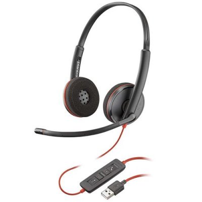 PLANTRONICS  Blackwire 3200 Mono Filaire UC casque St&eacute;r&eacute;o USB Noir 